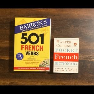 ❌SOLD❌501 French Verbs & Pocket Dictionary
